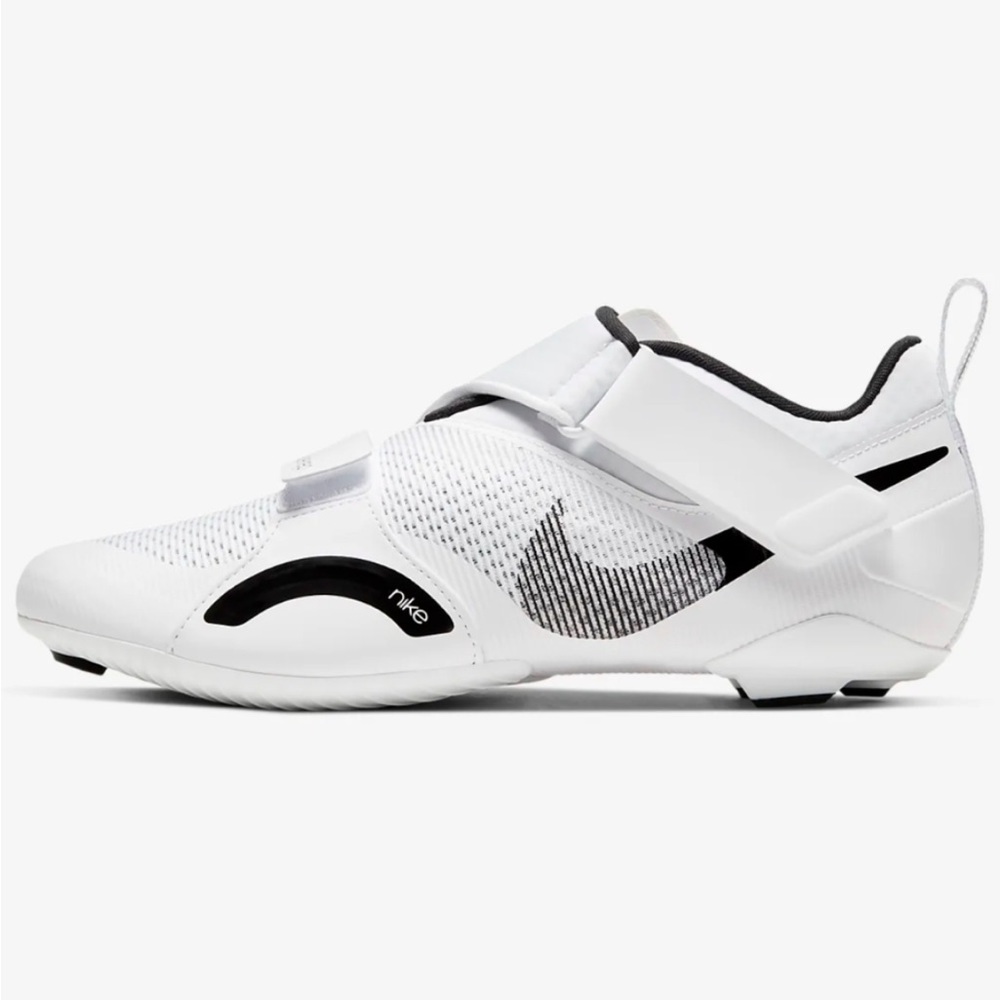 Nike SuperRep Indoor Cycling Spinning Shoes White Black Size 7